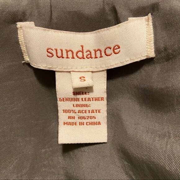 Sundance Leather Trench Coat  - Picture 5 of 5